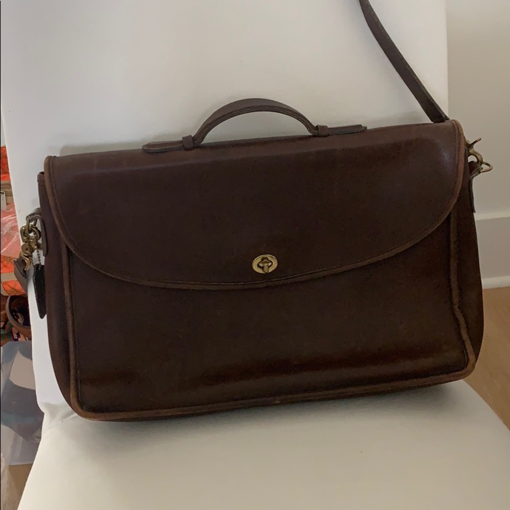 Coach Leather Briefcase